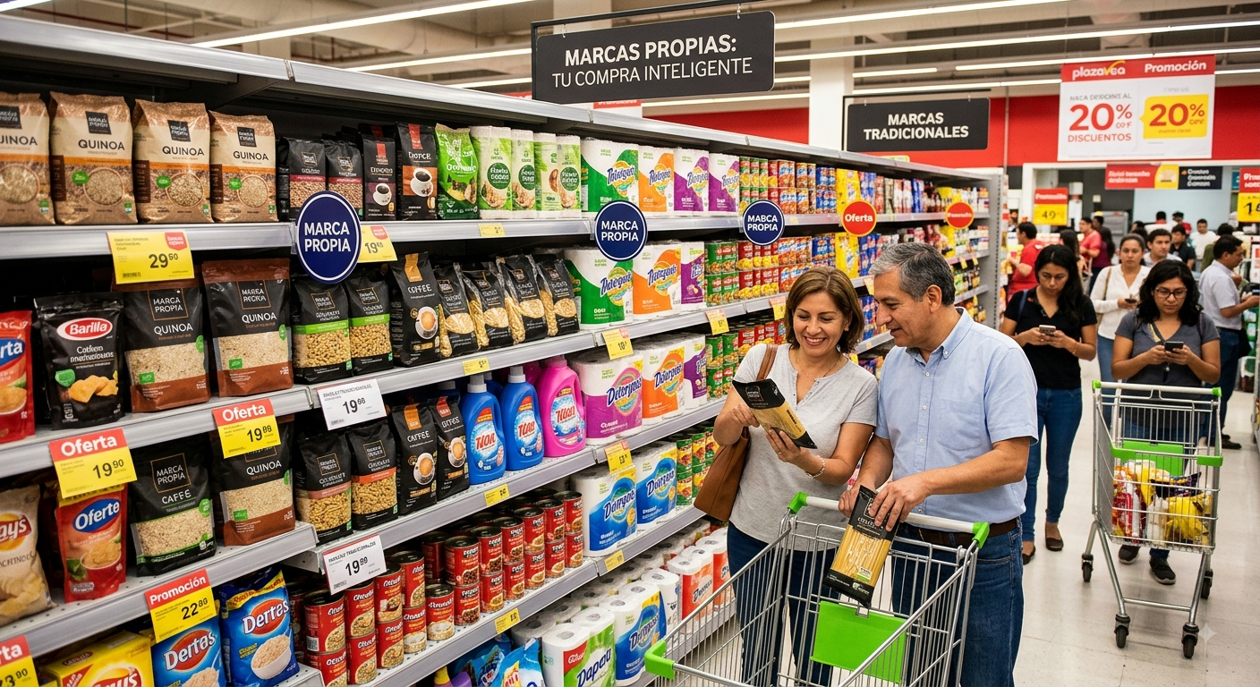 Cómo las «Marcas Blancas» Conquistaron el Carrito del Consumidor